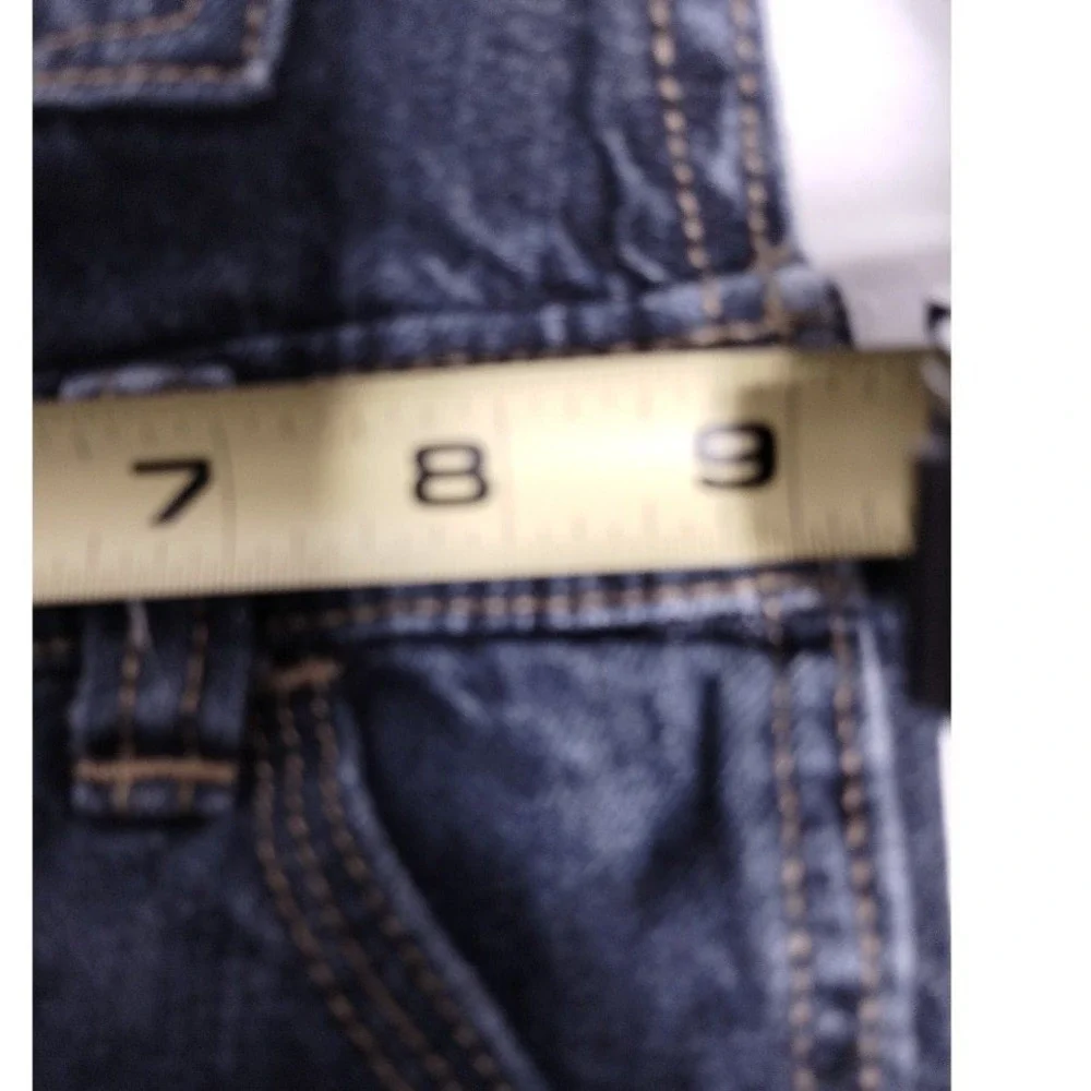 Old‎ Navy Denim Overalls Adjustable Straps Pockets Dark Wash 12-18 M